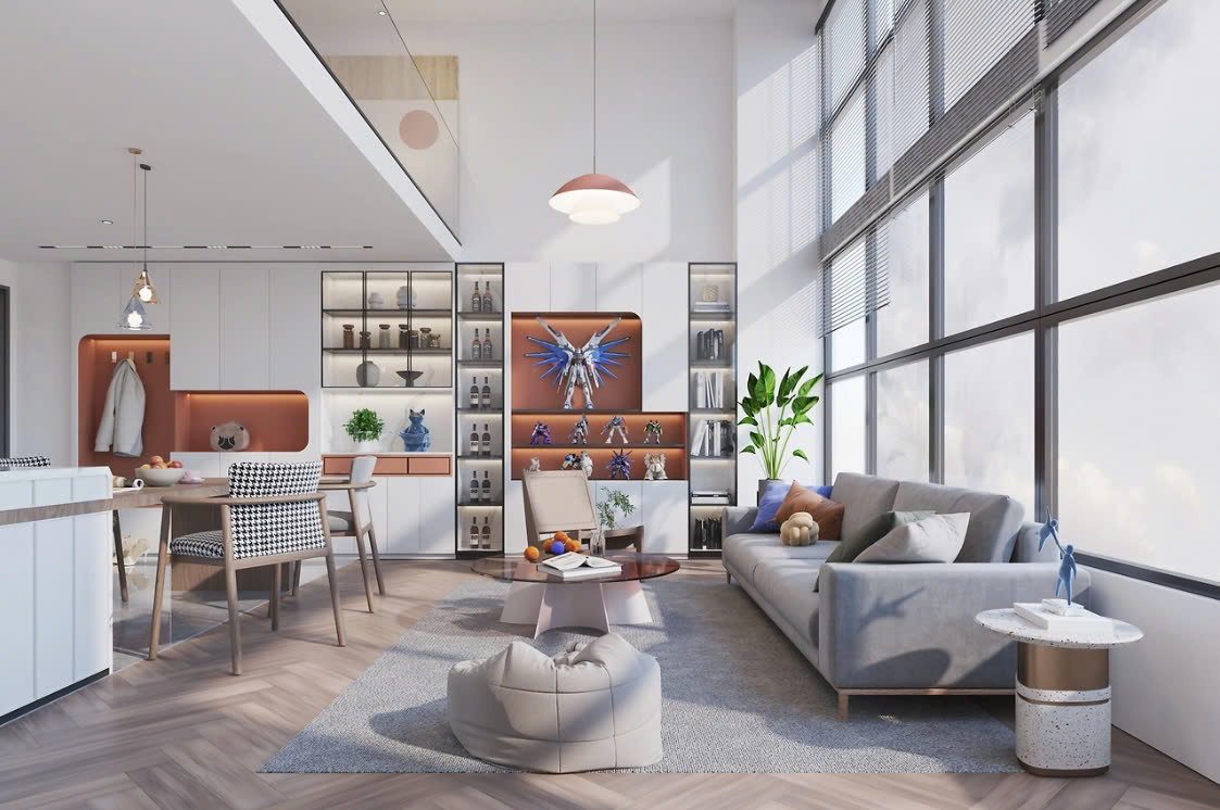 căn hộ duplex là gì mẫu căn hộ duplex