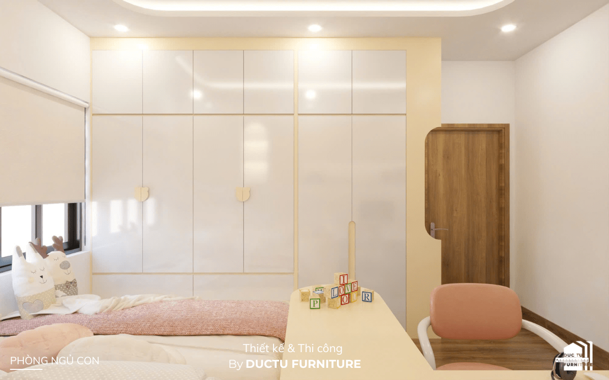 dự án nội thất nhà phố ms Hạnh phòng ngủ con trong dự án nội thất nhà phố ms hạnh