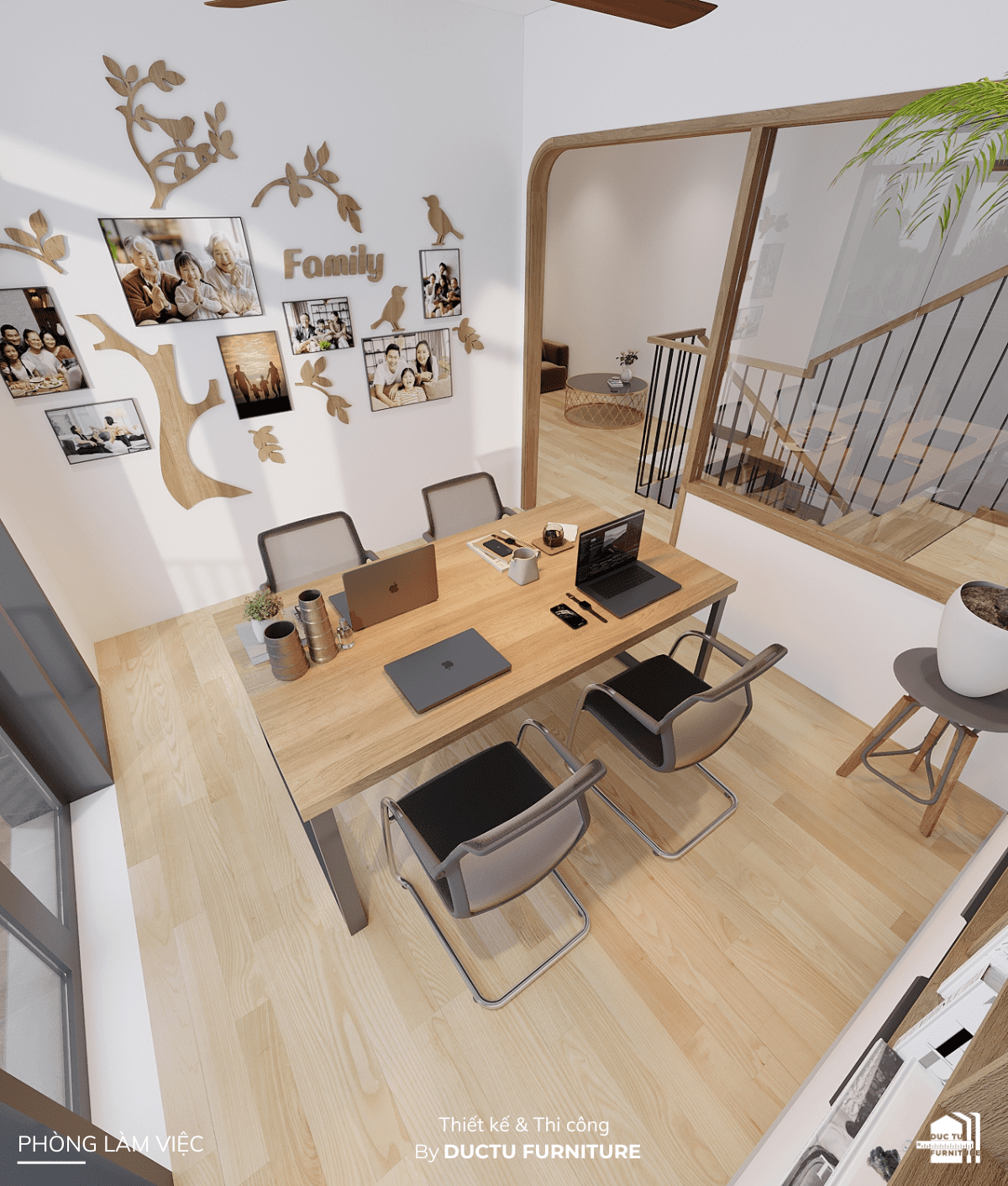 Dự án nội thất Q's House Các KTS tận dụng mọi không gian trong nhà để tối ưu công năng