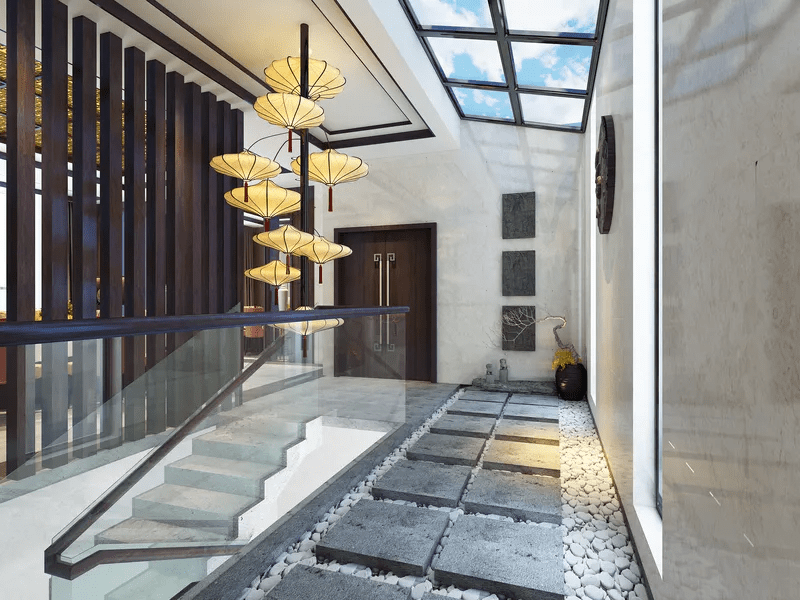 Nhà Có Giếng Trời  Nhà có giếng trời đẹp