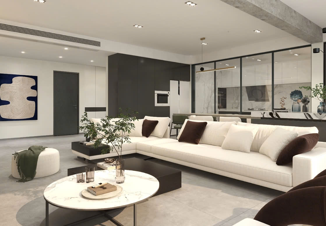 Thiết Kế Nội Thất Chung Cư 120m2 căn hộ chung cư