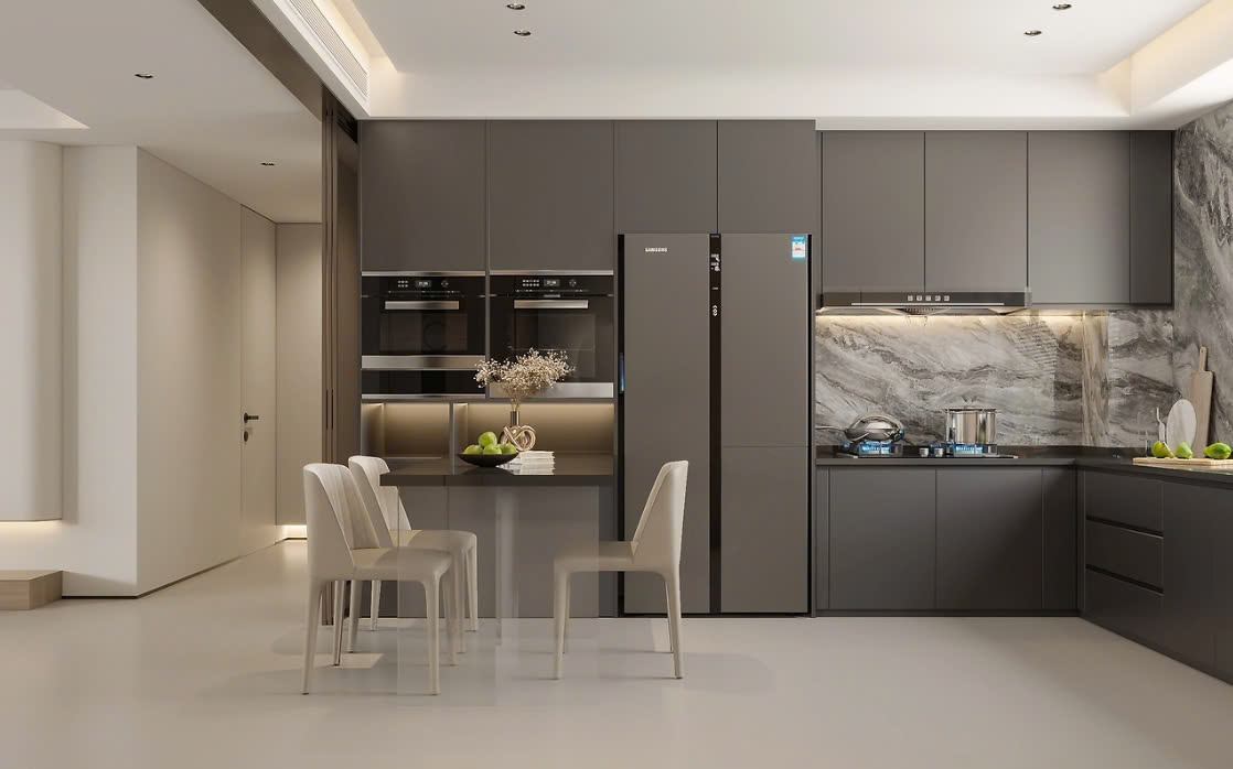 tủ bếp acrylic tủ bếp Acrylic