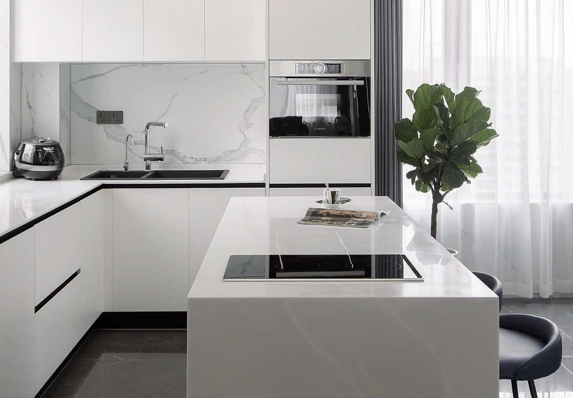 tủ bếp acrylic tủ bếp Acrylic