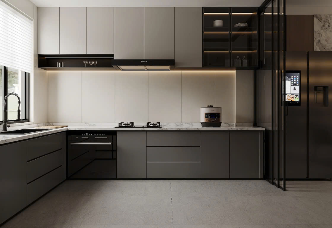 tủ bếp acrylic tủ bếp acrylic đẹp