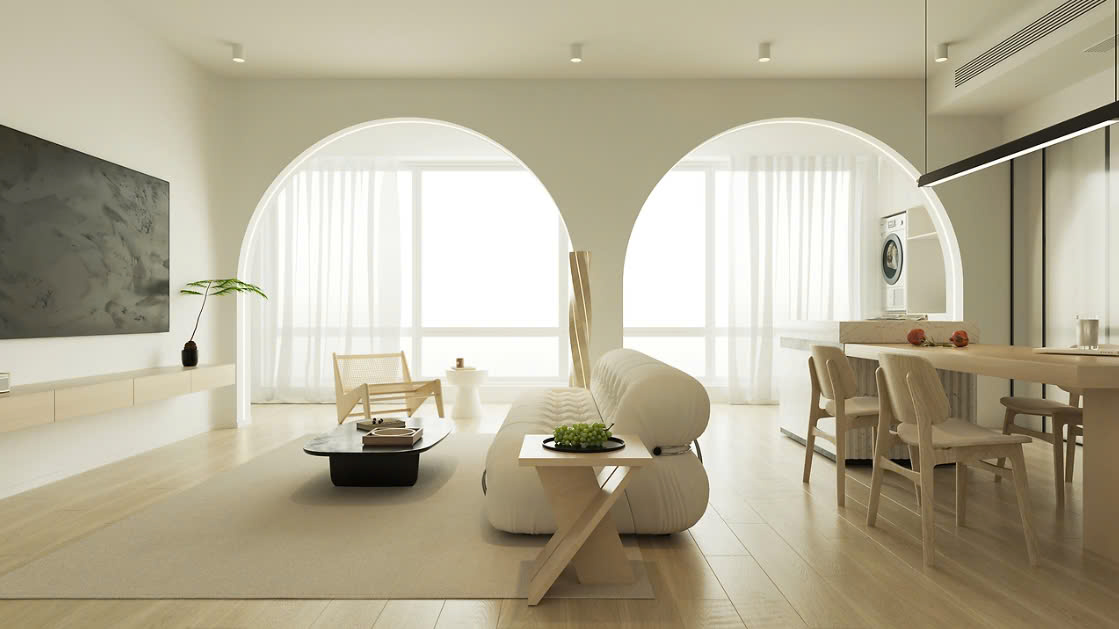 Xu Hướng Nội Thất Bo Cong nội thất bo cong