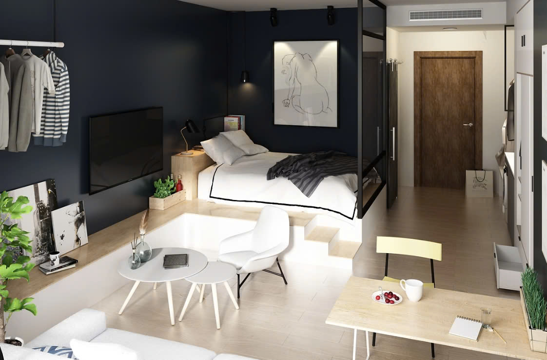 căn hộ studio diện tích căn hộ studio