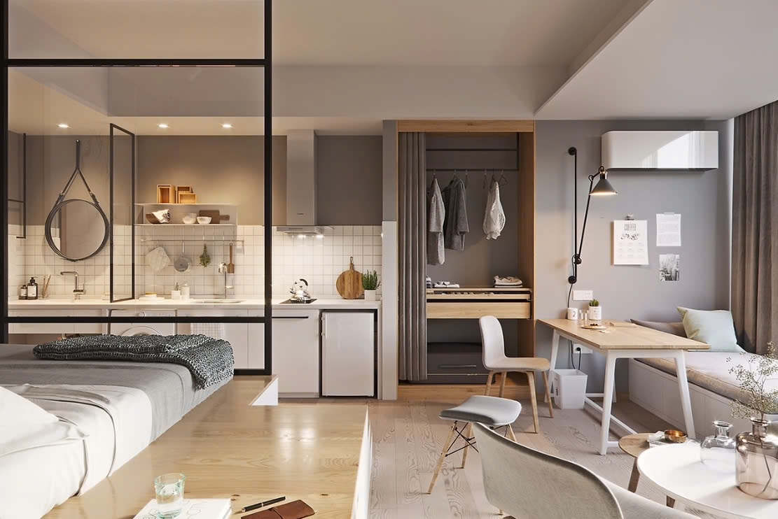 căn hộ studio xu hướng căn hộ studio