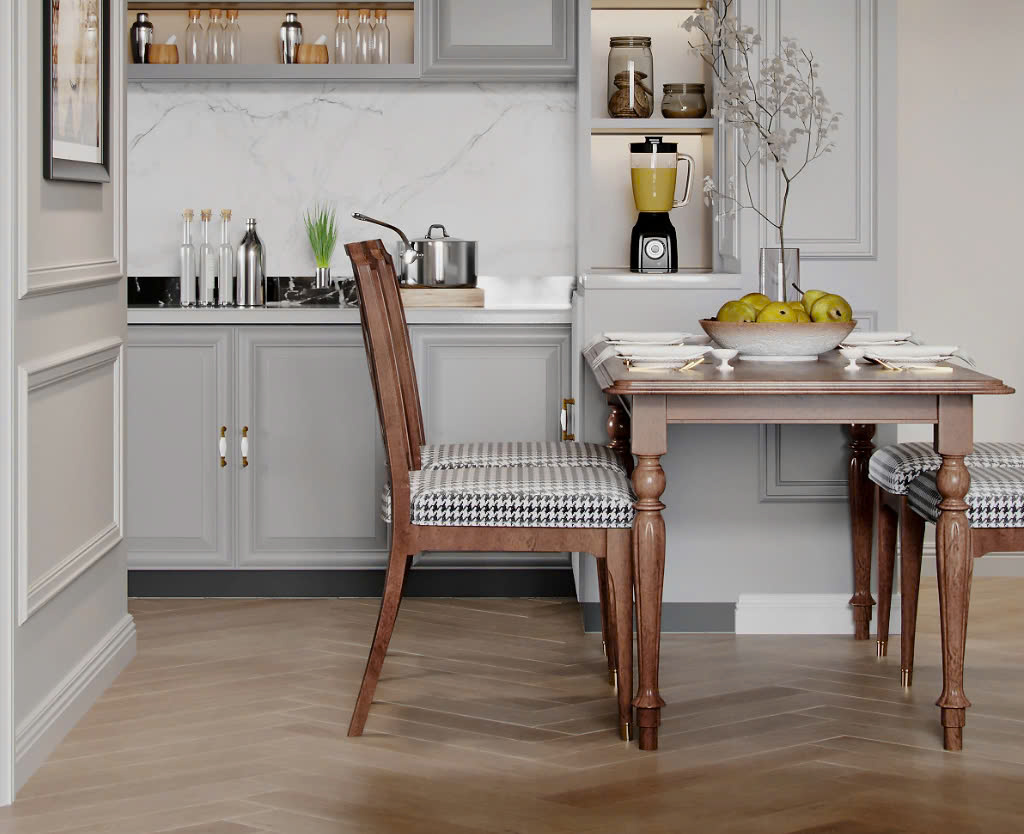 mẫu tủ bếp tân cổ điển mẫu tủ bếp tân cổ điển