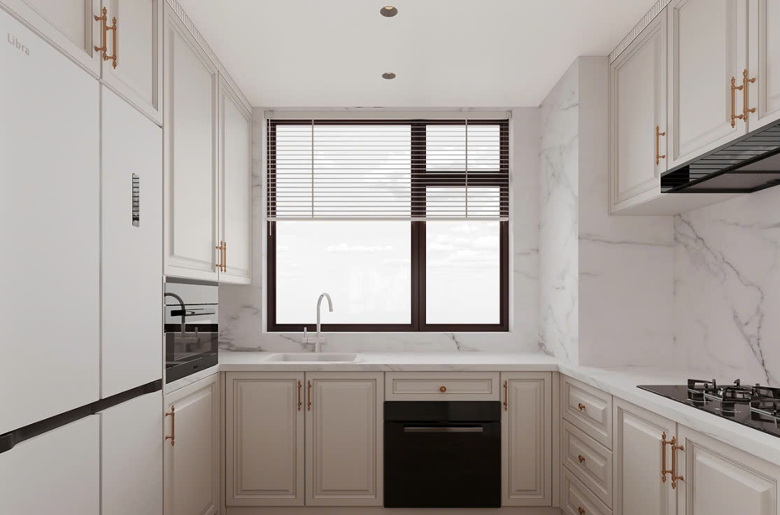 mẫu tủ bếp tân cổ điển phòng bếp tân cổ điển đẹp