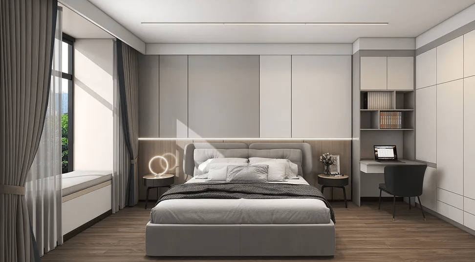 Tham khảo mẫu phòng ngủ chung cư đẹp 