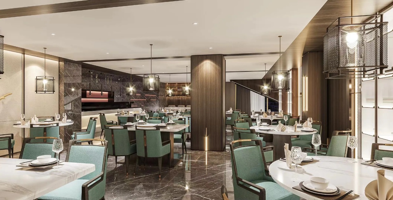 nội thất nhà hàng indochine