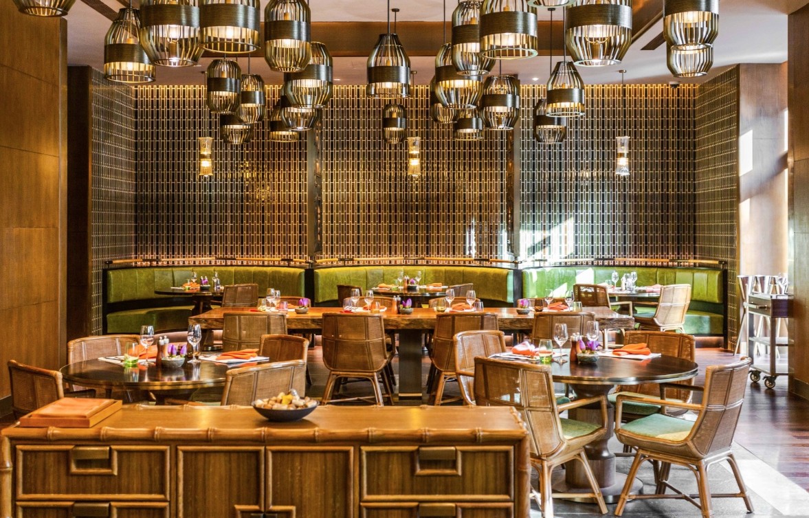 nội thất nhà hàng indochine