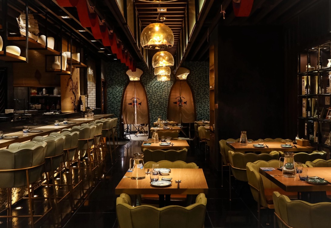 nội thất nhà hàng indochine