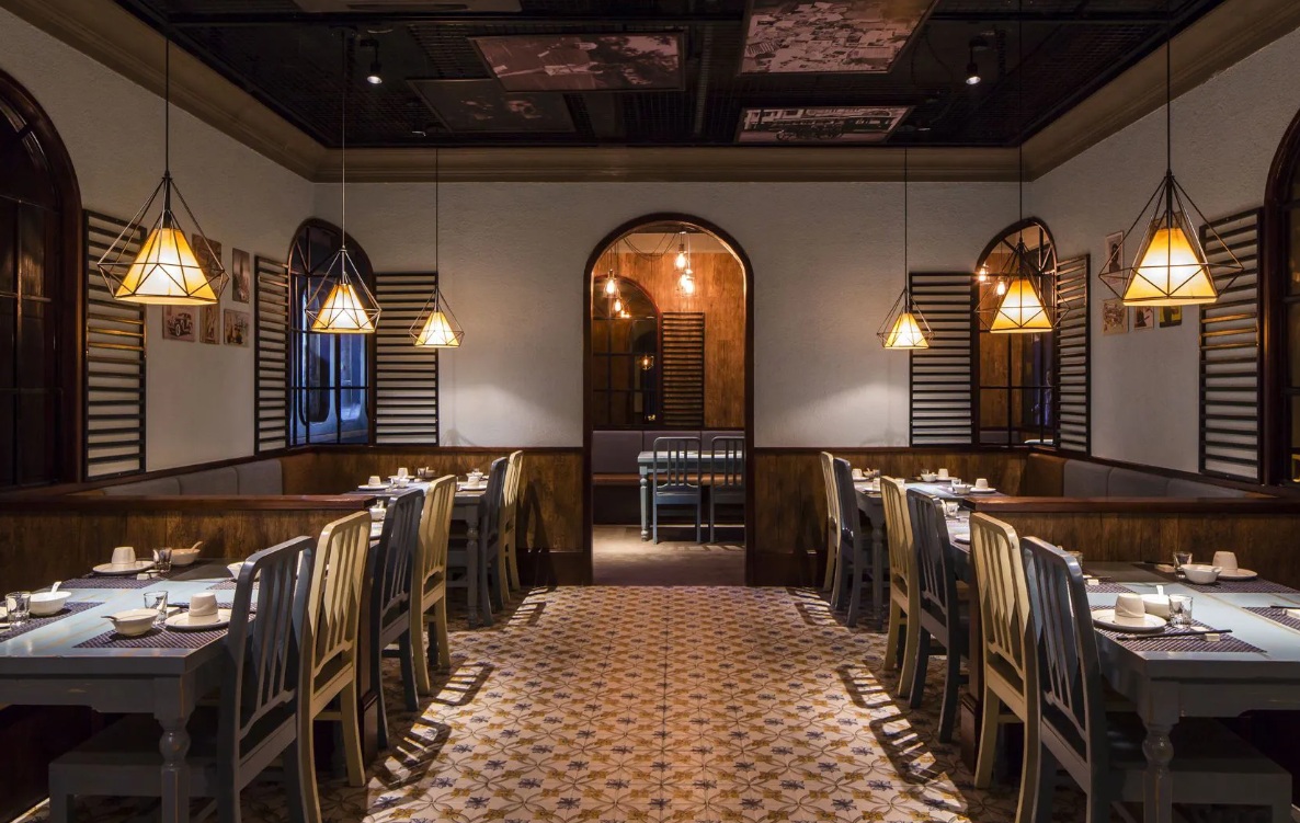 nhà hàng indochine sang trọng