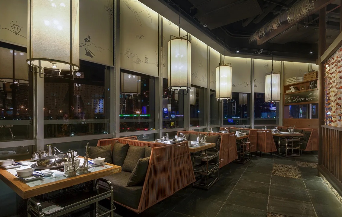 phong cách thiết kế nhà hàng indochine