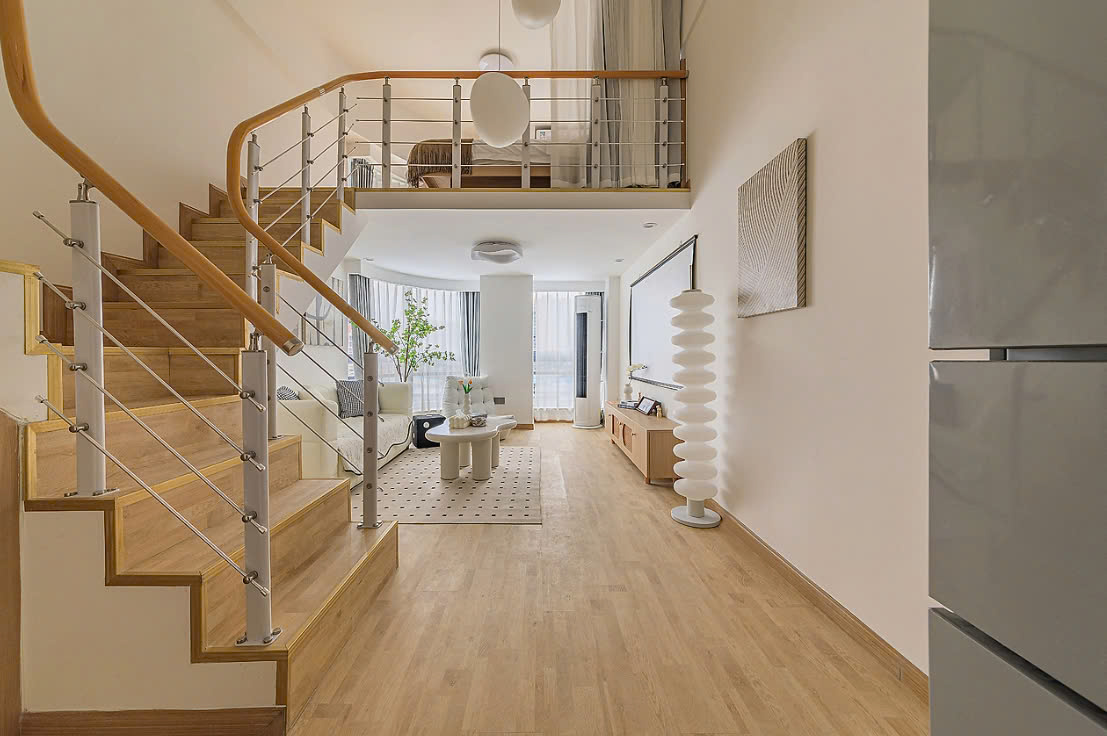 nội thất phòng khách có cầu thang nội thất phòng khách có cầu thang