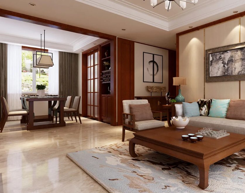Nội Thất Phòng Khách Gỗ Óc Chó thiết kế phòng khách gỗ óc chó