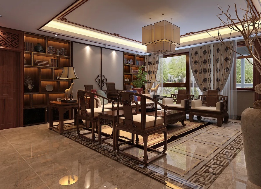 Nội Thất Phòng Khách Gỗ Óc Chó mẫu thiết kế phòng khách gỗ óc chó