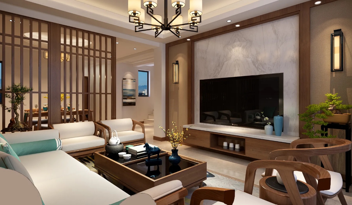 Nội Thất Phòng Khách Gỗ Óc Chó mẫu nội thất gỗ óc chó