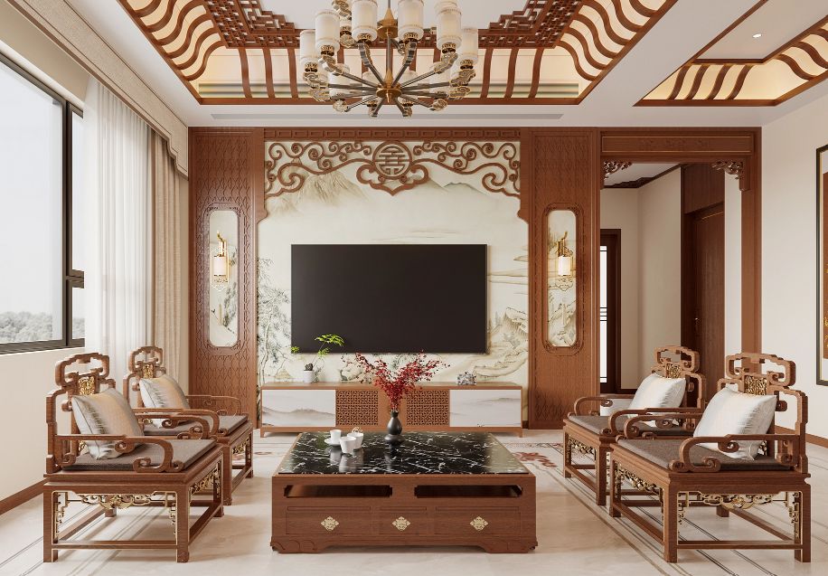 Nội Thất Phòng Khách Gỗ Óc Chó nội thất phòng khách gỗ óc chó
