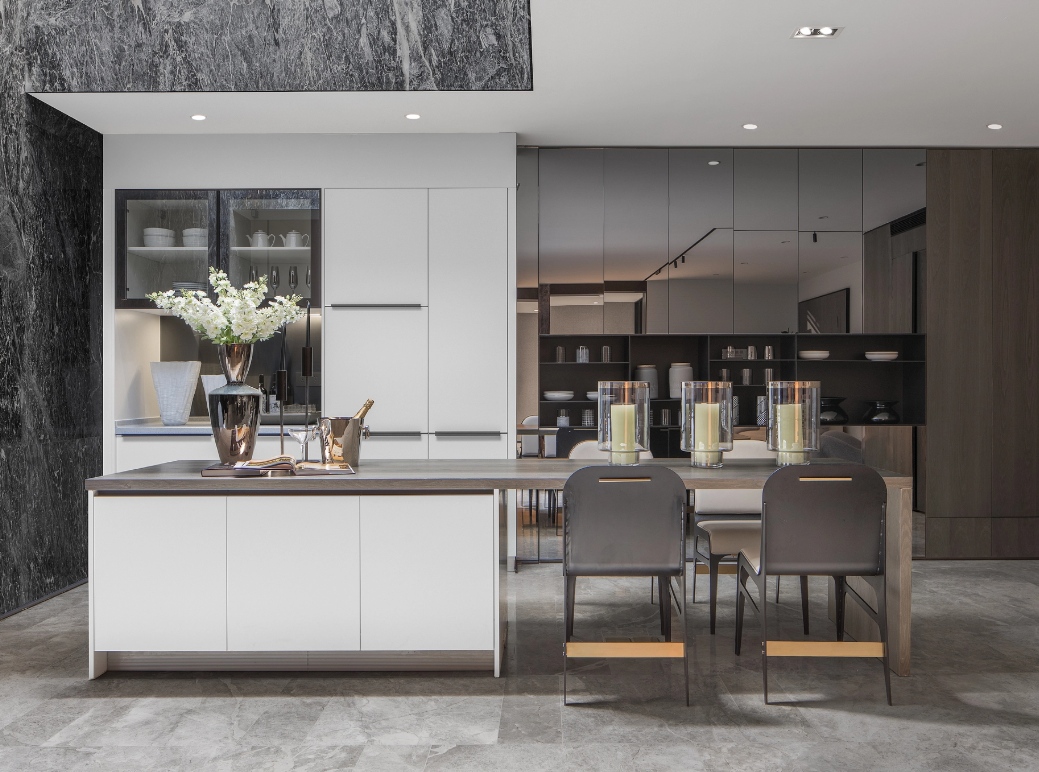 phòng bếp nhà ống 5m