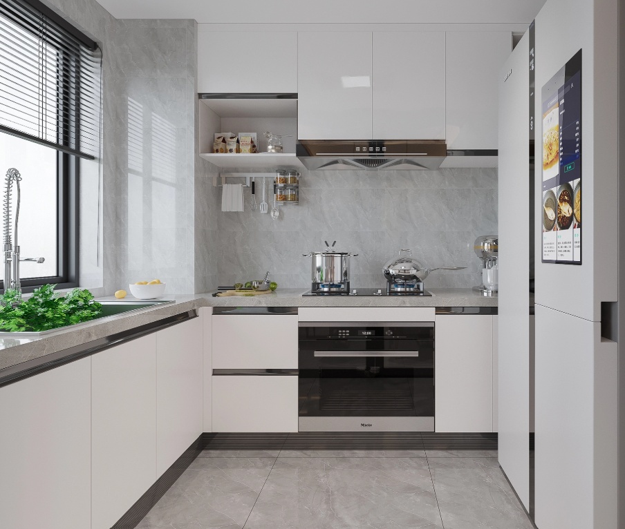 không gian phòng bếp 5m