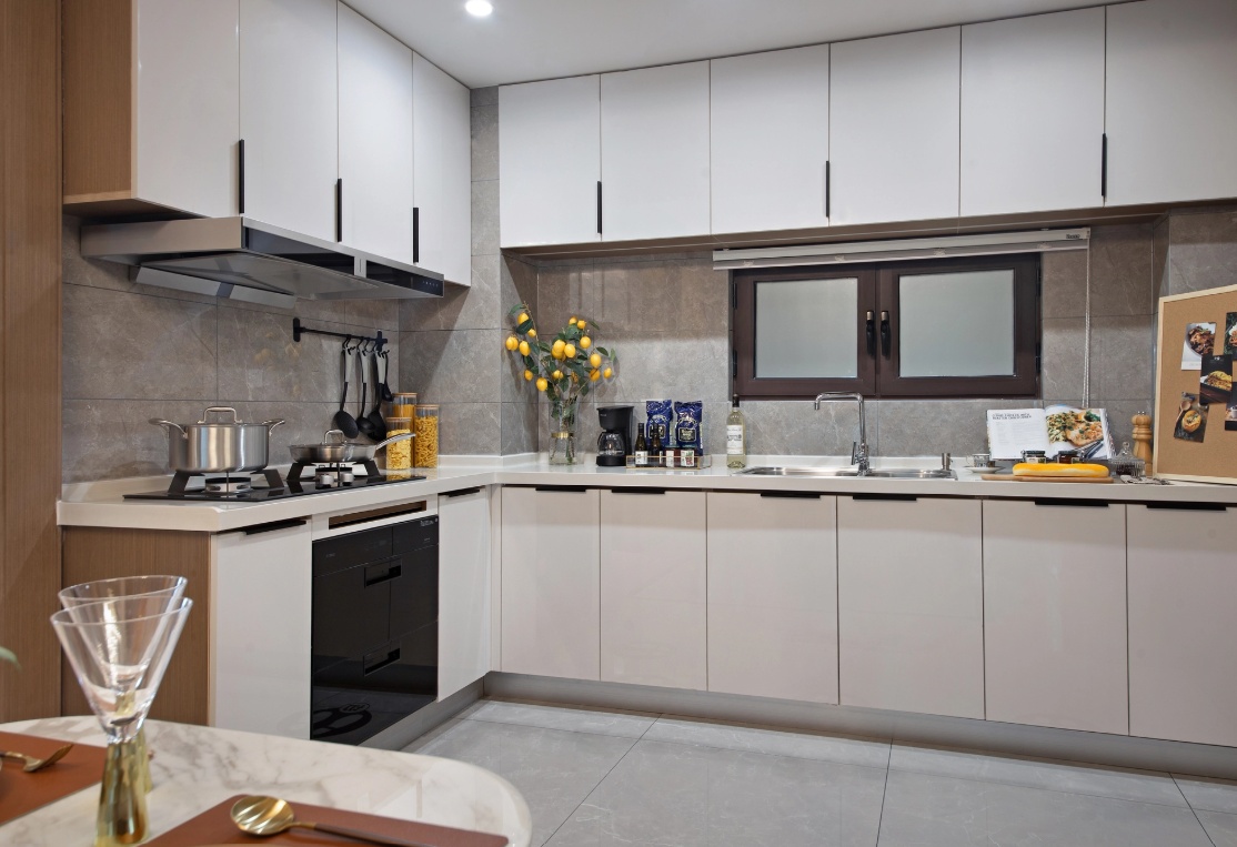 phòng bếp đẹp nhà ống