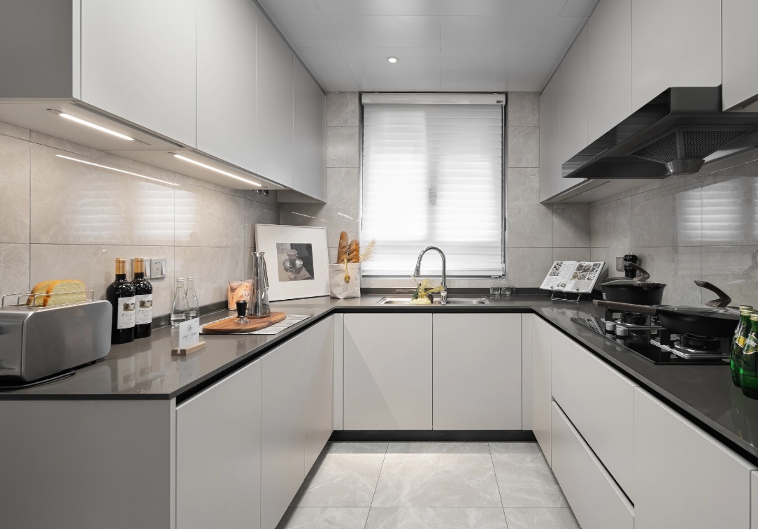 mẫu căn bếp nhà ống 5m