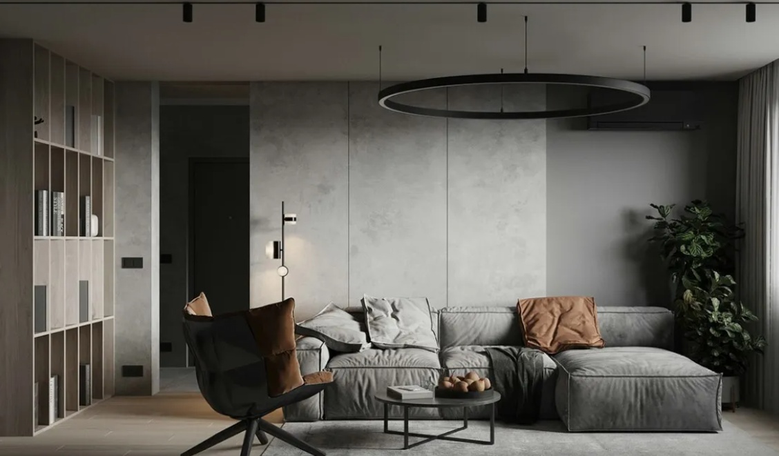 Phong Cách Nội Thất Retro phòng khách phong cách retro