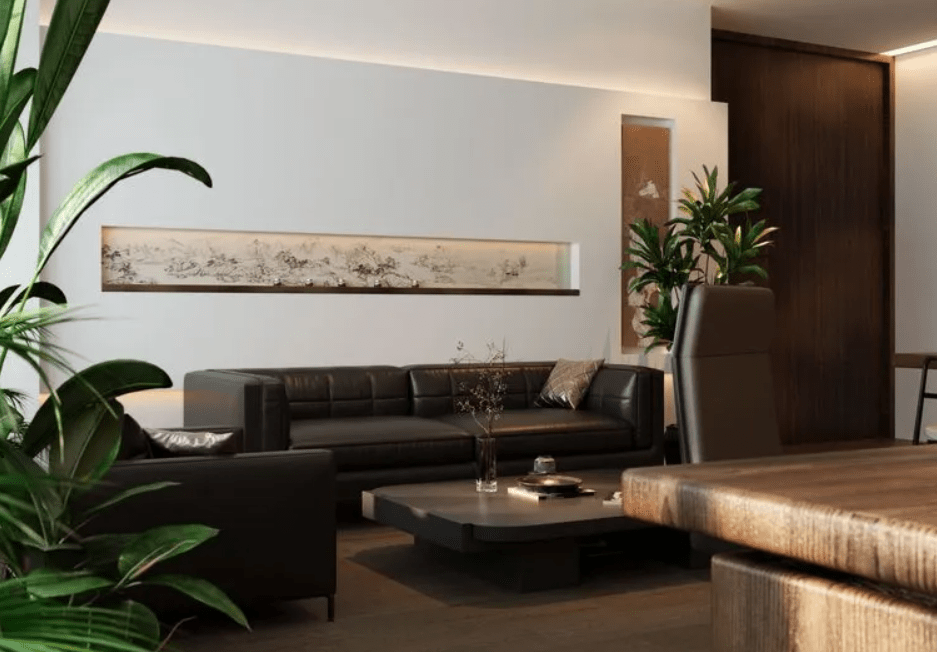 Phòng khách nhà cấp 4 đẹp 