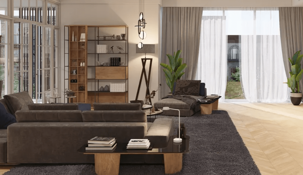 Phòng khách nhà cấp 4 đẹp 