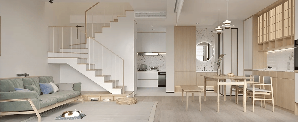 Phòng khách nhà cáp 4 đẹp 