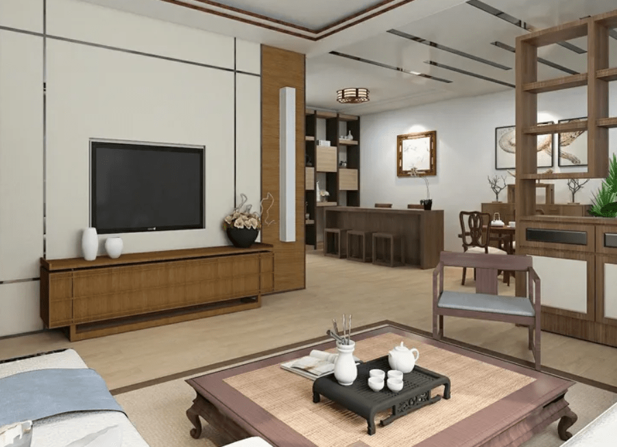 Phòng khách nhà cấp 4 đẹp 