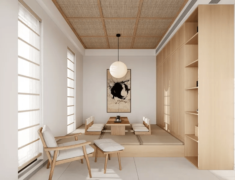 Phòng Khách Phong Cách Nhật Bản Mẫu phòng khách đẹp