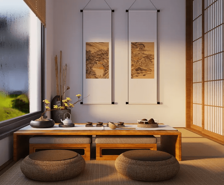 Phòng Khách Phong Cách Nhật Bản Phòng khách phong cách Nhật Bản