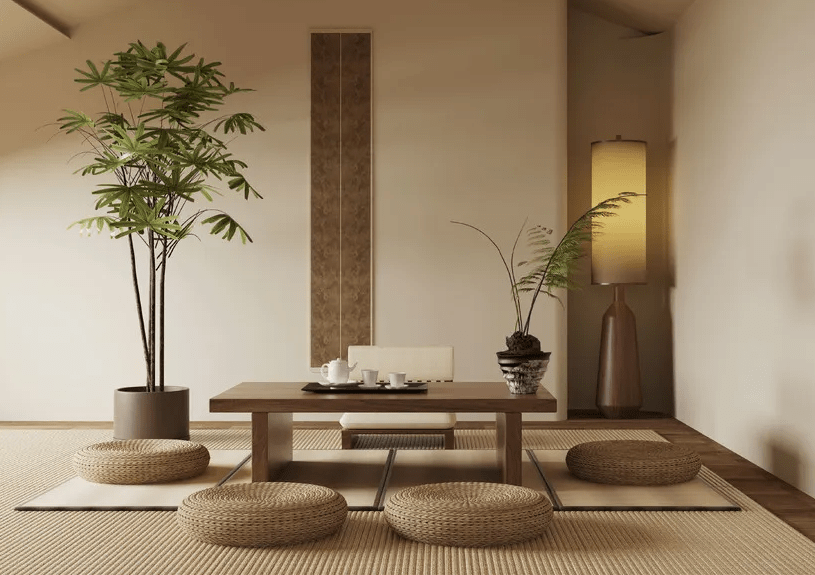 Phòng Khách Phong Cách Nhật Bản Phòng khách Nhật Bản