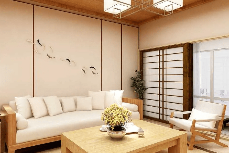 Phòng Khách Phong Cách Nhật Bản Thiết kế phòng khách Nhật Bản