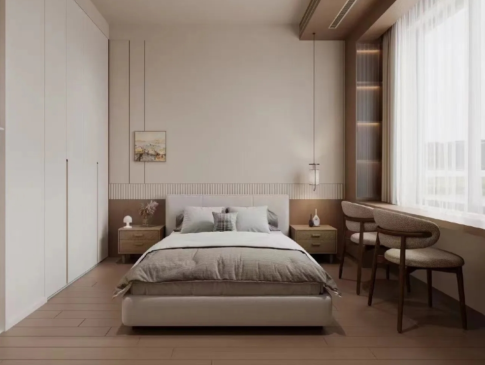 phòng ngủ phong cách wabi sabi