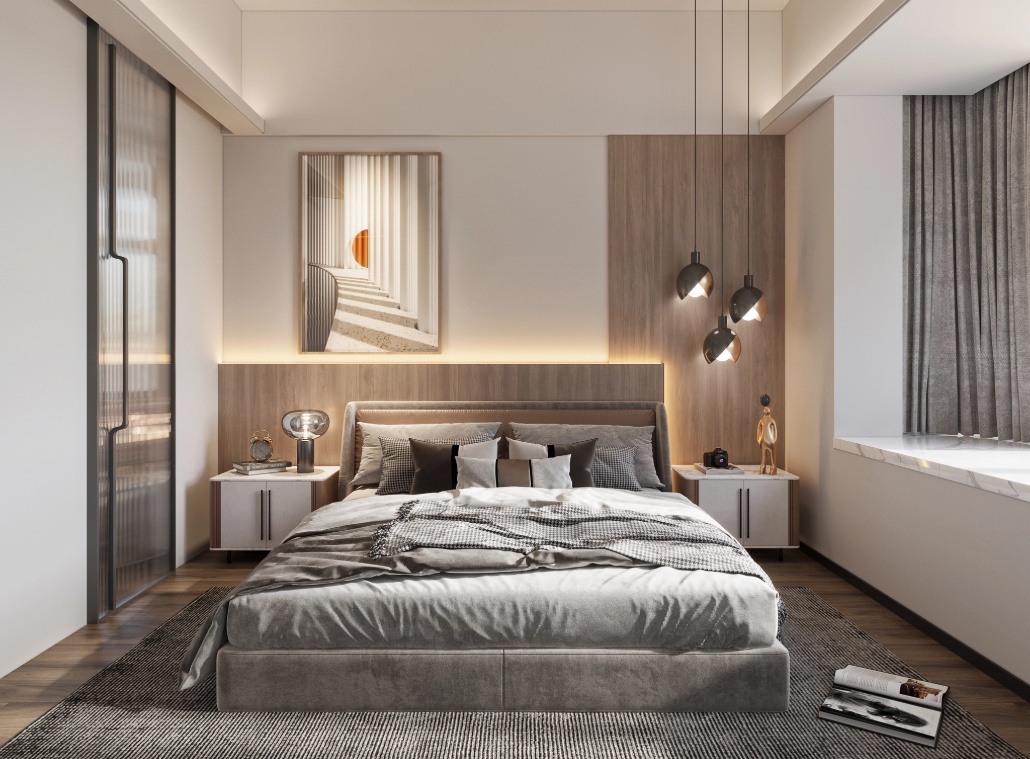 phòng ngủ phong cách wabi sabi