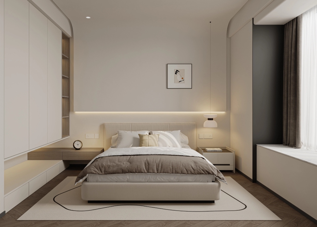 phòng ngủ phong cách wabi sabi