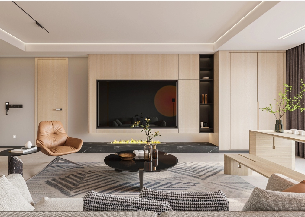 mẫu nội thất sử dụng tấm picomat