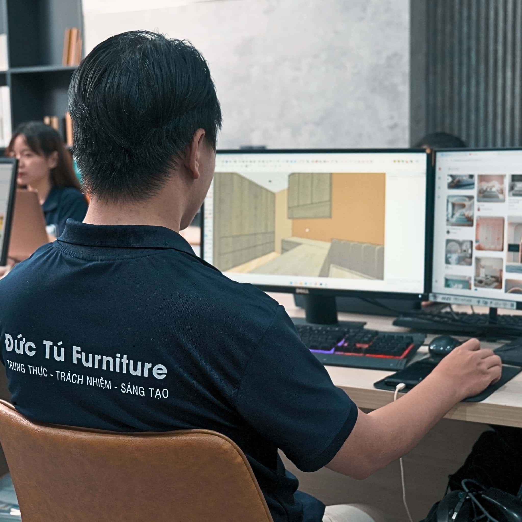 thi công nội thất gỗ tự nhiên Giai đoạn thiết kế trong quá trình thi công nội thất gỗ tự nhiên