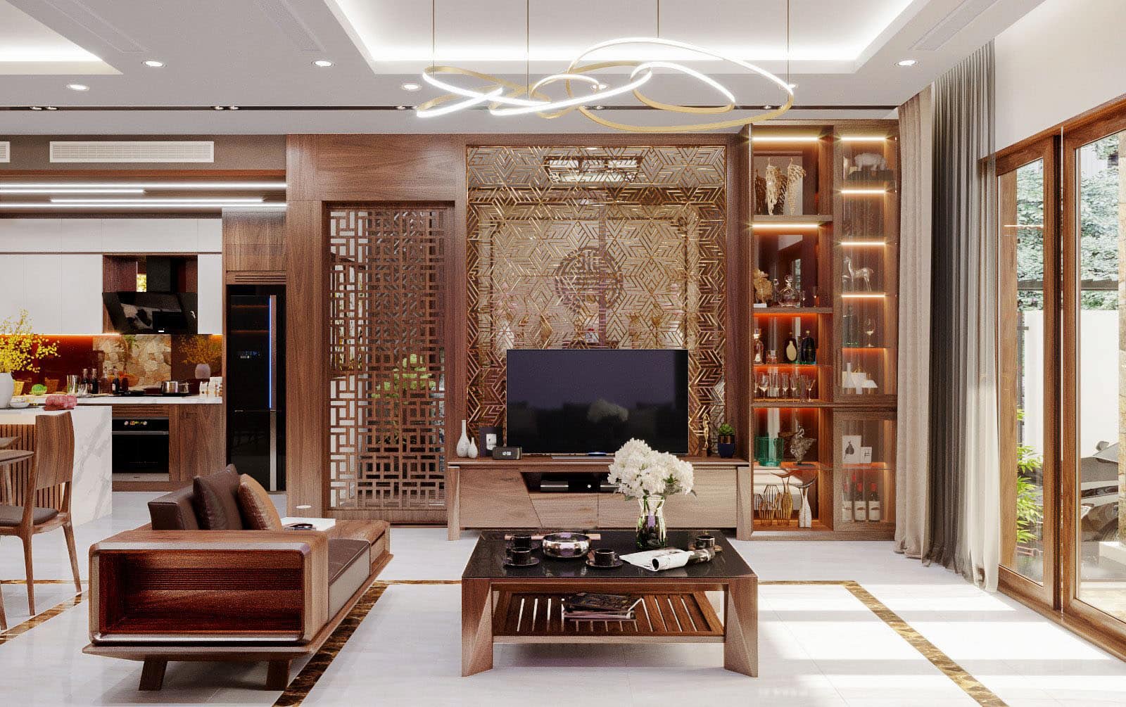 thi công nội thất gỗ tự nhiên Nội thất từ gỗ tự nhiên thường có giá thành cao. Cần đội ngũ thi công giàu kinh nghiệm.