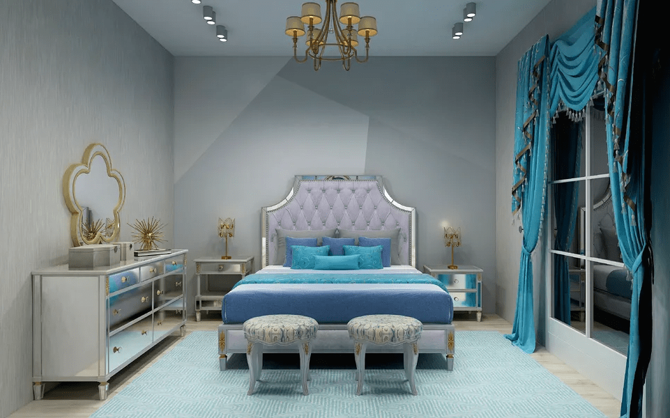 Thiết Kế Nội Thất Phòng Ngủ Tân Cổ Điển  Thiết kế nội thất phòng ngủ tân cổ điển