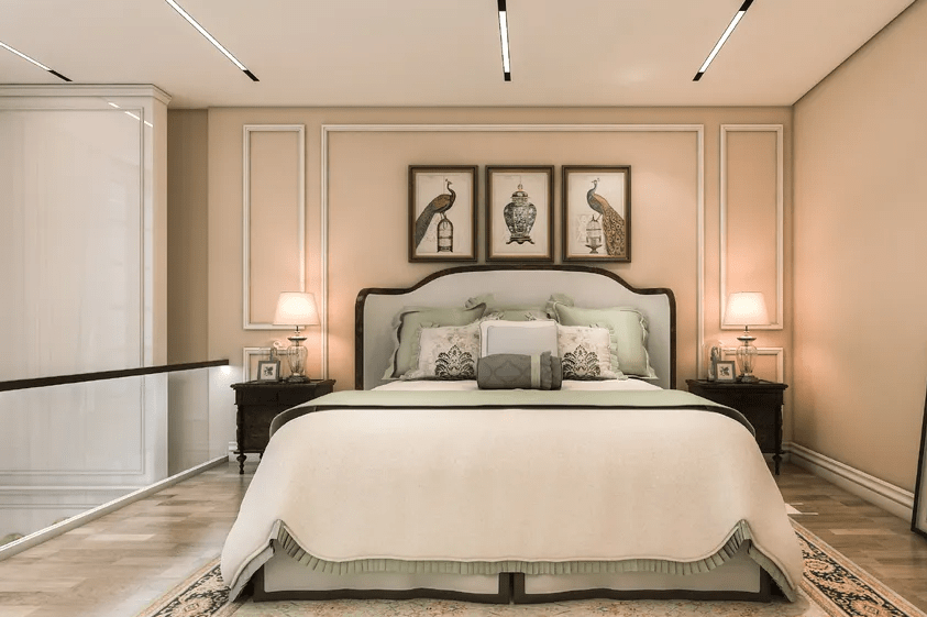 Thiết Kế Nội Thất Phòng Ngủ Tân Cổ Điển Thiết kế phòng ngủ đẹp - sang trọng