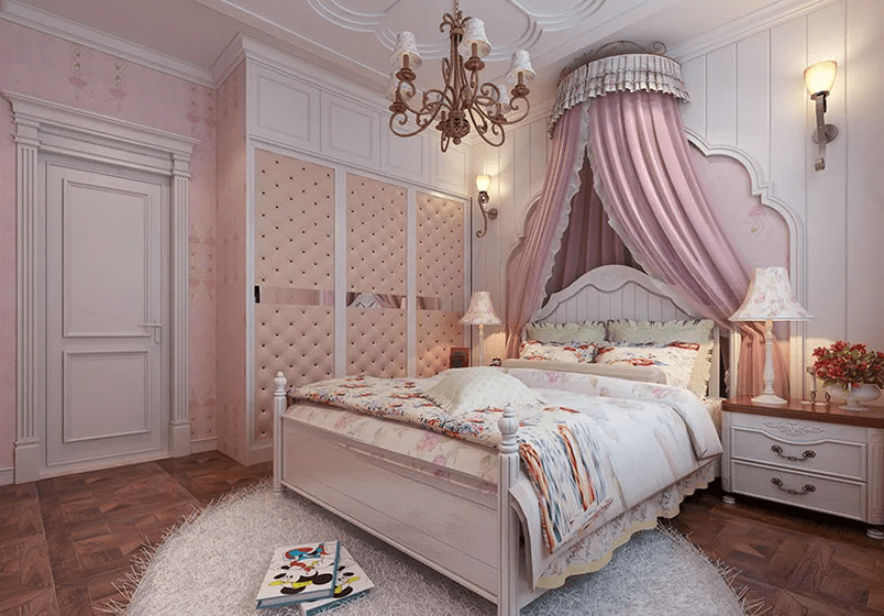 Thiết Kế Nội Thất Phòng Ngủ Tân Cổ Điển  Mẫu phòng ngủ tân cổ điển