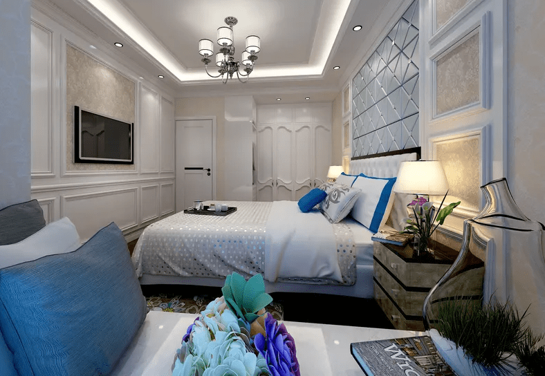 Thiết Kế Nội Thất Phòng Ngủ Tân Cổ Điển  Thiết kế nội thất phòng ngủ tân cổ điển