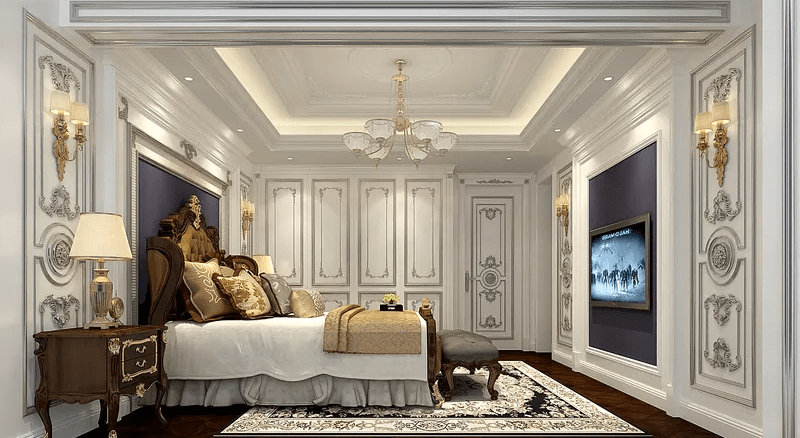 Thiết Kế Nội Thất Phòng Ngủ Tân Cổ Điển  Mẫu phòng ngủ đẹp