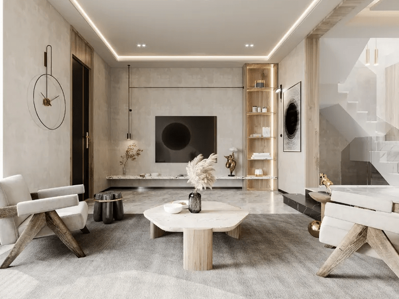 Thiết Kế Phòng Khách Tối Giản Thiết kế phòng khách tối giản