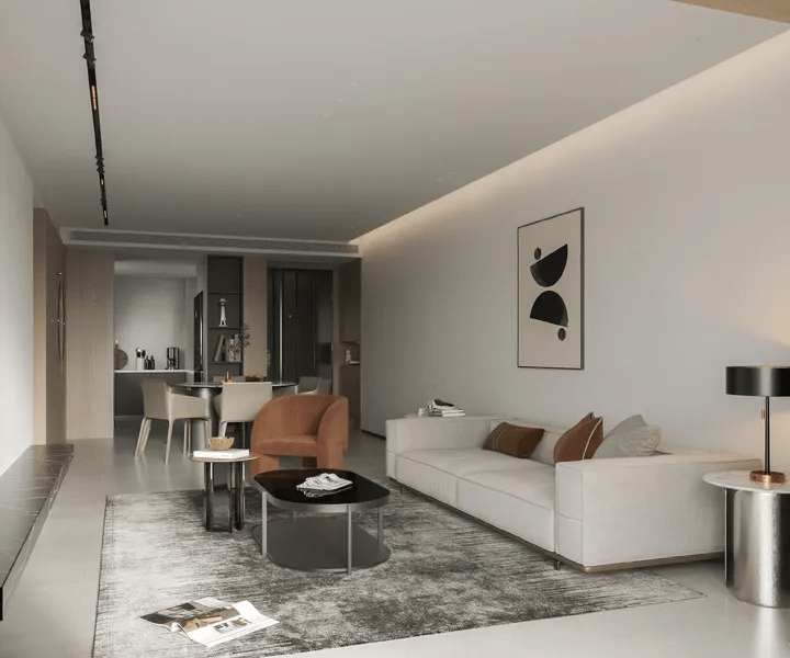 Thiết Kế Phòng Khách Tối Giản Thiết kế phòng khách tối giản